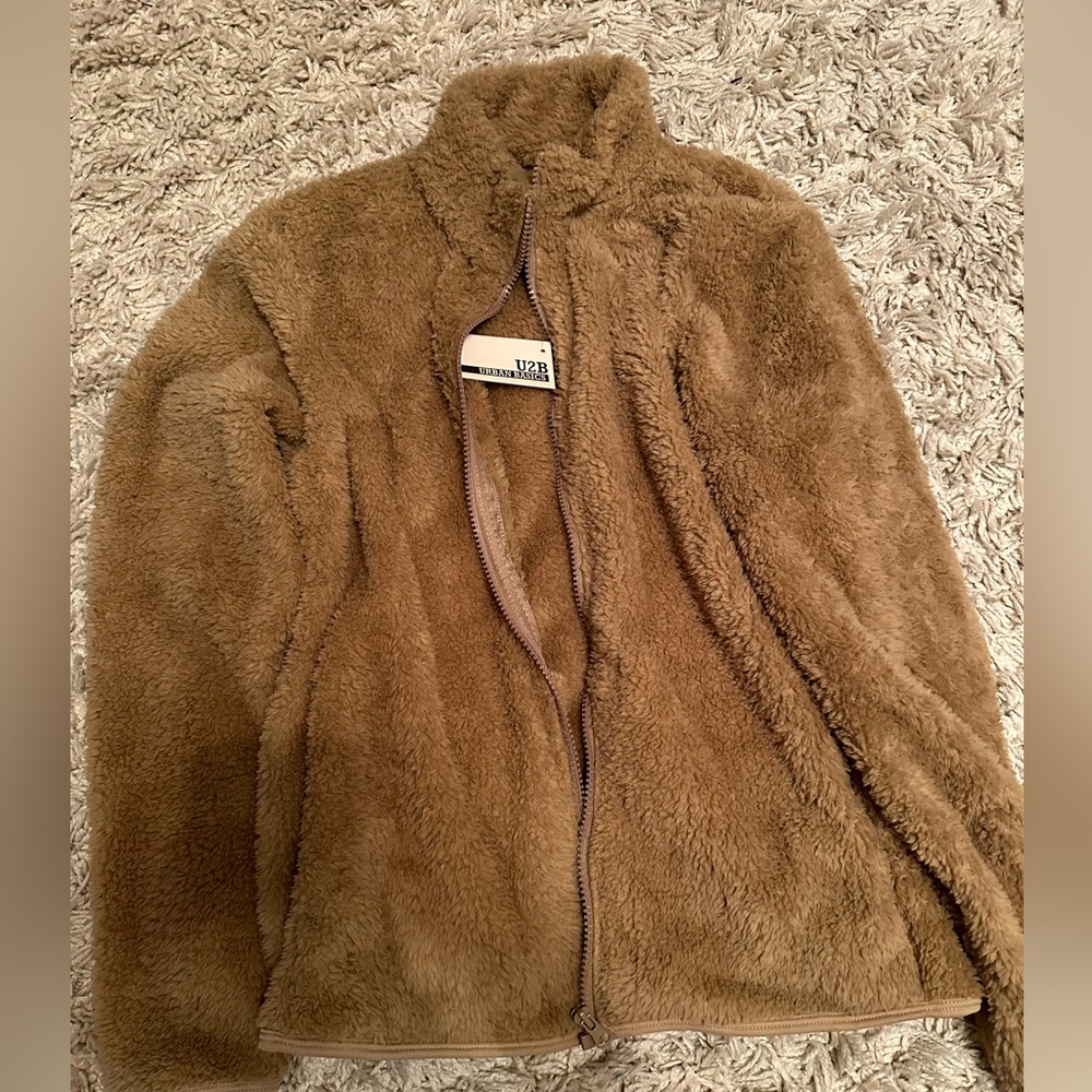 Brown Sherpa jacket